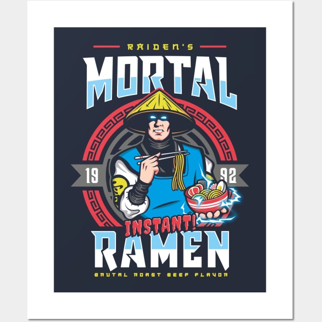 Mortal Ramen Wall Art by Olipop